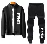 fendi tracksuit set ensemble de survetement regular fit zipper ft5415